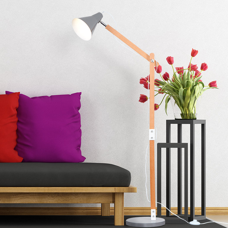 Wayfair Basics 147cm Reading Floor Lamp & Reviews Wayfair.co.uk